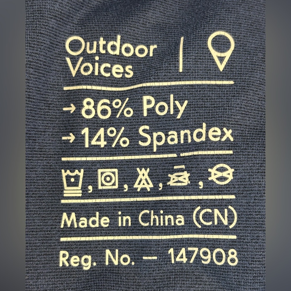 Outdoor Viiced Cloudknit Hoodie,‎ Navy size S EUC - Picture 6 of 6